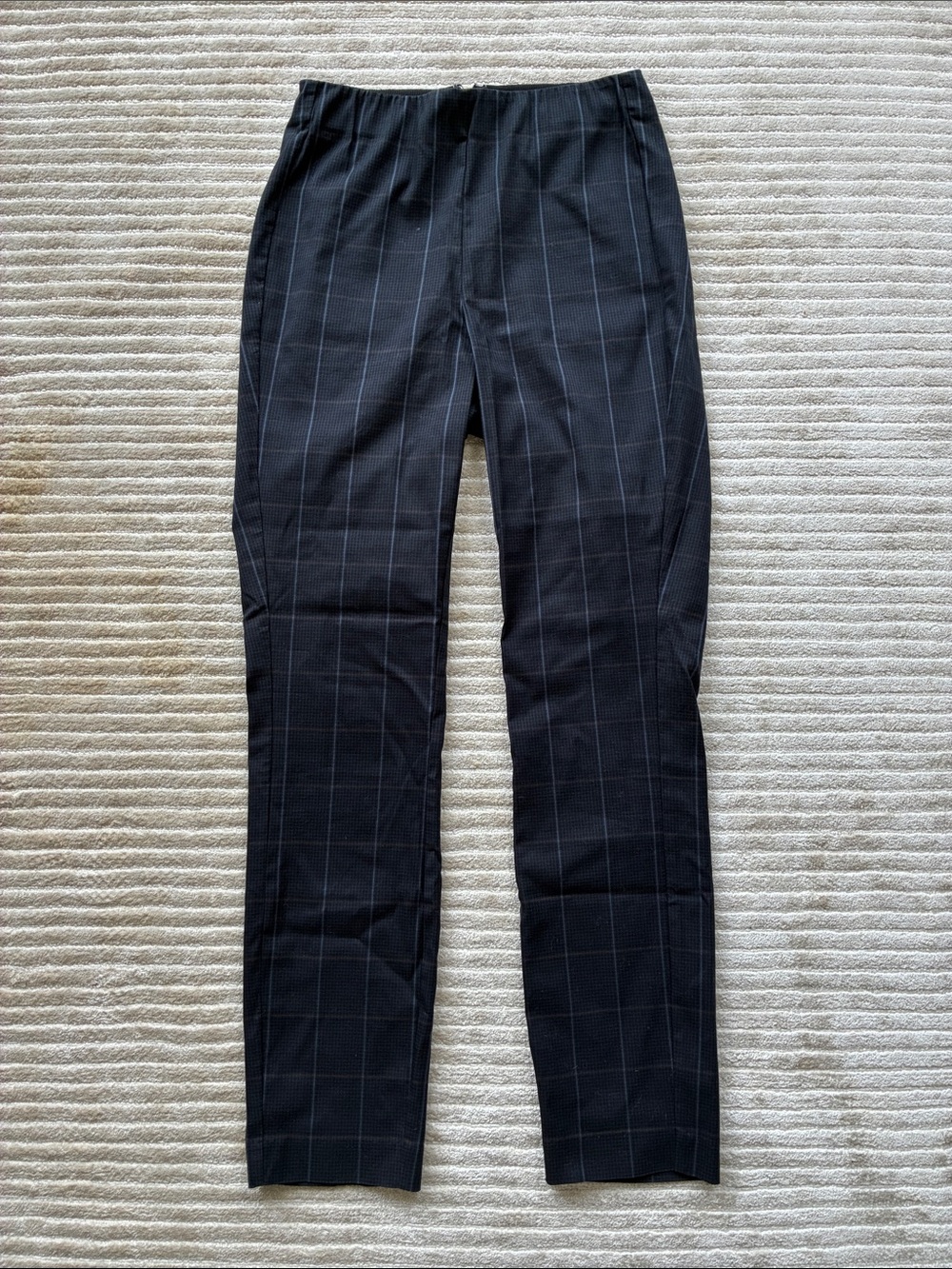 rag & bone Navy Blue Windowpane Dress Pants